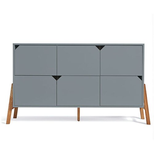BELLAMY Lotta komoda s 6 ladica, grey Cene
