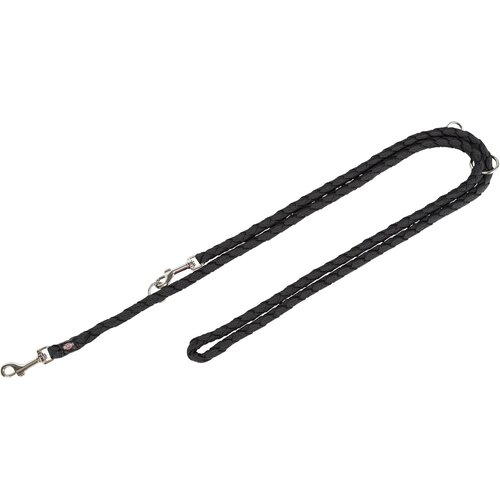 Trixie Povodec Cavo prilagodljiv S-M 200 cm/fi-12 mm črn Slike