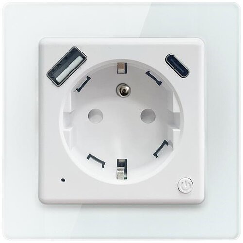  Immax NEO 07553L - Pametna utičnica E 16A/230V + 1xUSB-A+1xUSB C PD 20W Slike