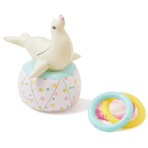 Sunnylife napihljiva igrača ring toss seal Cene