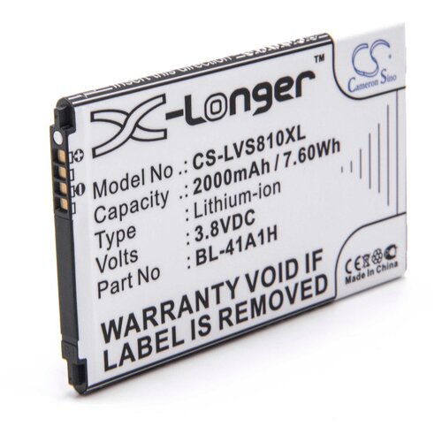VHBW Baterija za LG Optimus F60 / D390 / LS660, 2000 mAh Slike