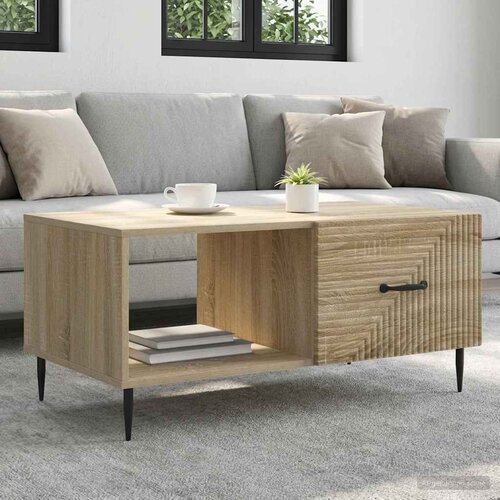  Kava Stol Hrast sonoma 90 x 50 x 40 cm Konstruirano drvo Cijene
