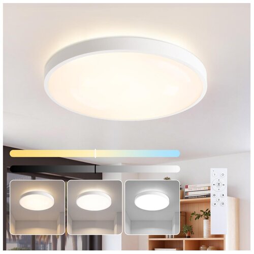  Brilagi - LED prigu&scaron;iva svetiljka GLASS POOL DOUBLE LED/60W/230V 50 cm bela + daljinski upravljač Cene