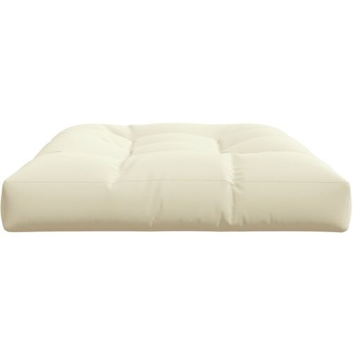  Jastuk za palete krem 120 x 80 x 12 cm od tkanine Slike