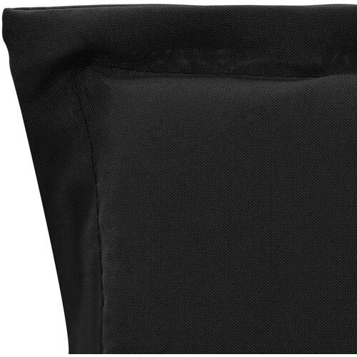  Jastuci za vrtne stolice 2 kom crni 100 x 50 x 3 cm od tkanine Slike