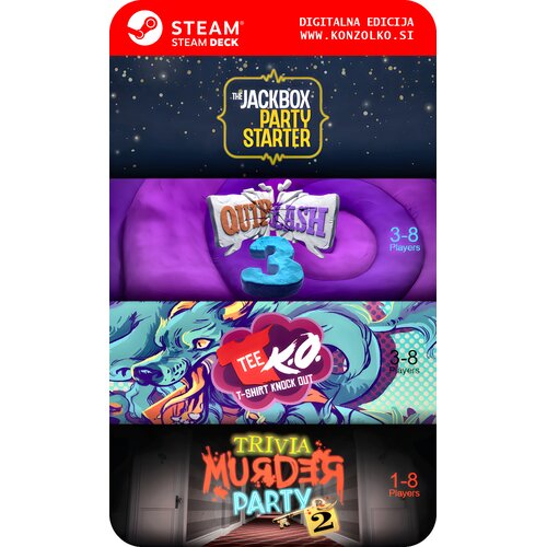 The Jackbox Party Starter - Steam koda brez &scaron;katlice (WINDOWS PC | STEAM DECK) Cene