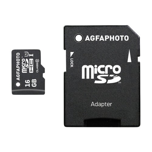 Agfaphoto MicroSDHC UHS-I 16GB High Speed Class 10 U1 + Adapter Cijene