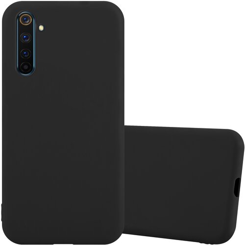  Ohišje, združljiv z Realme v Candy Black - Zaščitni pokrov iz fleksibilnega silikona TPU, (20603382) Cene