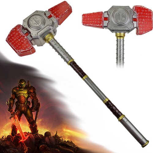  DOOM Eternal replika kladiva Sentinel Hammer Slike