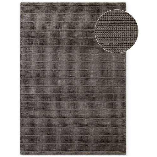 Ted Baker Temno siva/temno rjava ročno tkana volnena preproga 120x170 cm Camden Parker &ndash; Cene