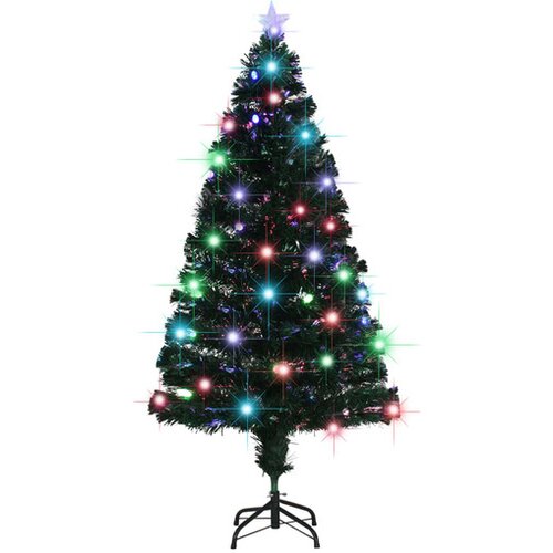  Umjetno božićno drvce sa stalkom LED 150 cm optička vlakna Cijene