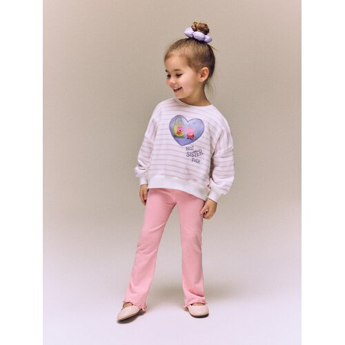 Reserved GIRLS` JOGGING TOP - krem Cene