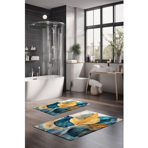  CT-5411 multicolor bathmat set (2 pieces) Cene