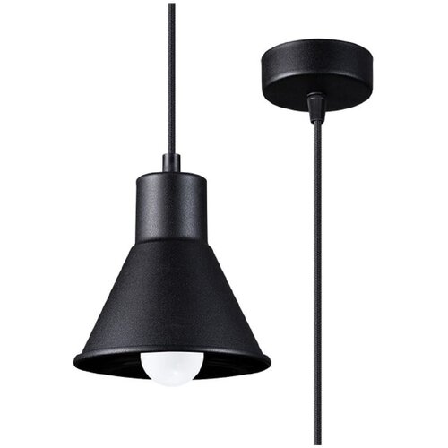 Nice Lamps Crna visilica s metalnim sjenilom 14x14 cm Martina - Slike