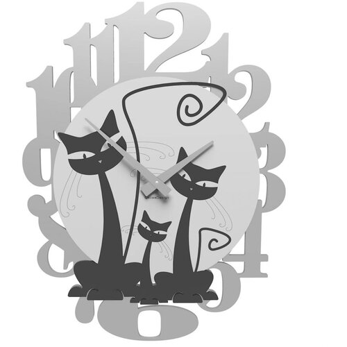 Callea Design Zidni sat Decorative with Cats Cijene