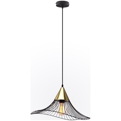  Luster na sajli ALURA 1xE27/60W/230V prečnik 50 cm crna Cene