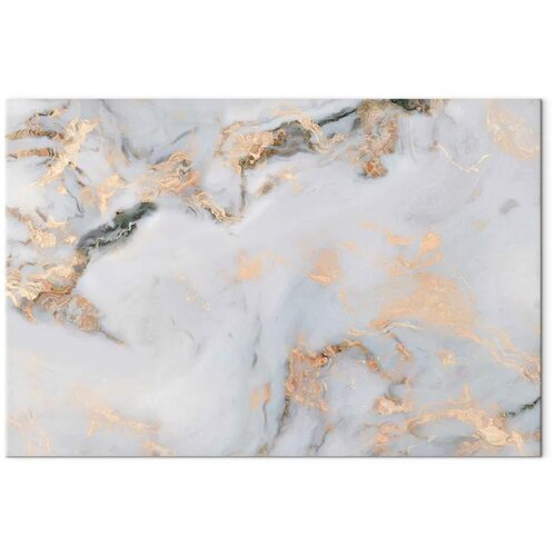  Slika - White stone – elegant marble with golden reflections 120x80 Akustična Cene