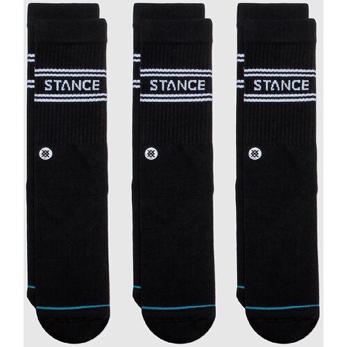 Stance Basic 3 Pack Crew Socks black Cene