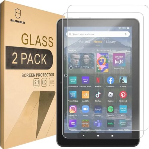 MR.SHIELD za&amp;scaron;tita zaslona za potpuno nove modele Fire HD 8 / Fire HD 8 Plus / Fire HD 8 Kids / Fire HD 8 Kids Pro (izdanja iz 2022. i 2024.) Slike