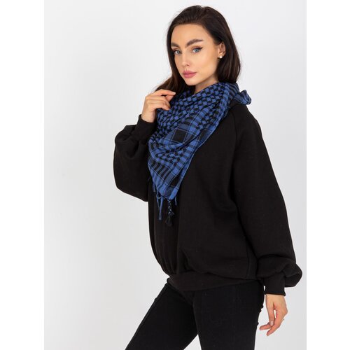 Fashion Hunters Dark blue and black checkered scarf Cijene