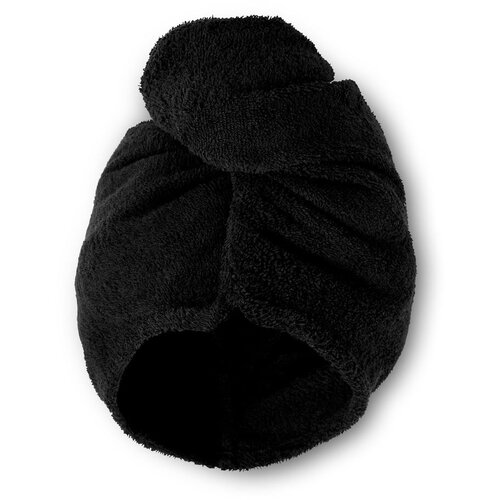 Catherine Lansfield Črne hitro su&amp;scaron;eče bombažne brisače za lase v kompletu 2 ks 20x13 cm Quick Dry &amp;ndash; Slike
