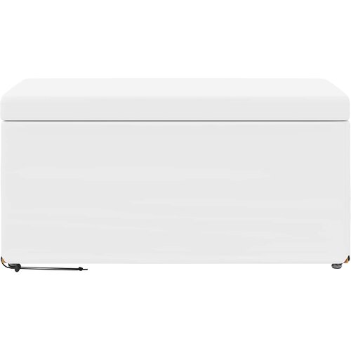  Stolica Bijelo 81 x 41 x 40 cm Umjetna Koža i Fino Radeći Drvo Slike