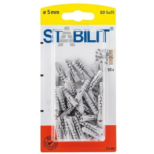 STABILIT Tipla za porobeton (Promjer tiple: 5 mm, Duljina tiple: 25 mm, 50 Kom.) Cijene