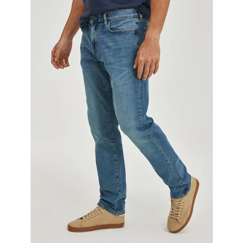 GAP V-Straight Taper Fairfax Medium Jeans Modra