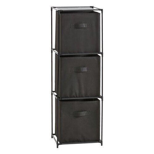 Ormarić Damhus sa 3 korpe crna/siva ( 3640082 ) Cene