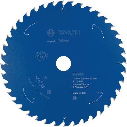 Bosch EXPERT Wood cordless list kružne testere, 254x2.1/1.6x30mm, T40, 2608902176 Slike