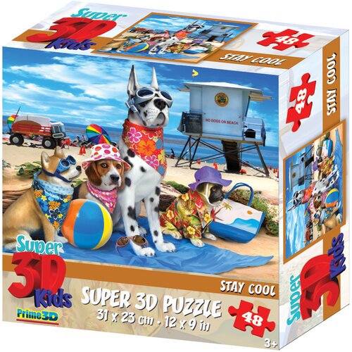 Howard robinson puzzle 3d- Stay cool 48kom 3 1x23cm Slike