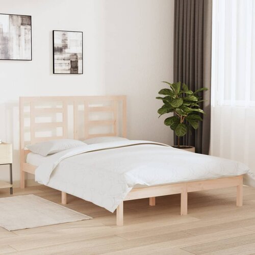 Furnova Posteljni okvir brez vzmetnice 140x190 cm trdna borovina, (21939070) Slike