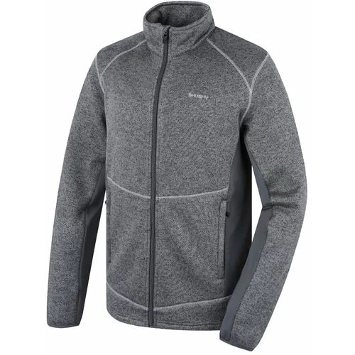 Husky Men's fleece sweater with zipper Alan M dark grey