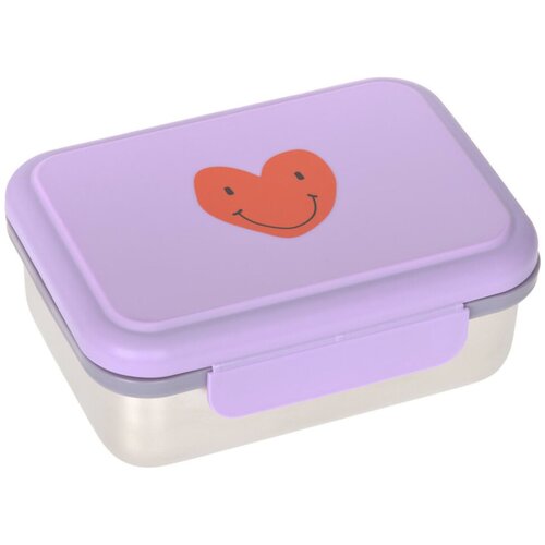 Lässig posodica za shranjevanje little gang heart nerjaveče jeklo lunchbox lilac Cene