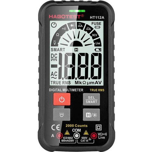 Univerzalni LCD digitalni multimeter HT112A True RMS + LED svetilka Slike