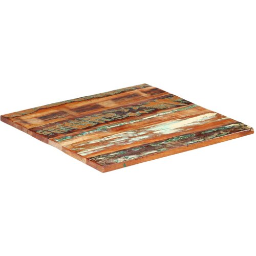 VidaXL Kvadratna mizna plo&amp;scaron;ča 80x80 cm 25-27 mm trden predelan les Slike
