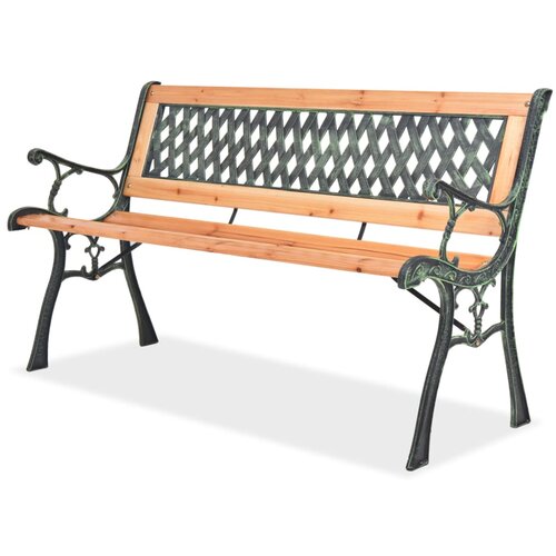 The Living Store Vrtna klop 122 cm lesena - Vrtna Klop, (21463060) Slike