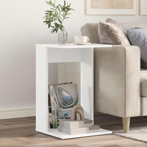  Bocni stol Bijelo 40 x 38 x 62,5 cm Konstruirano drvo Cijene