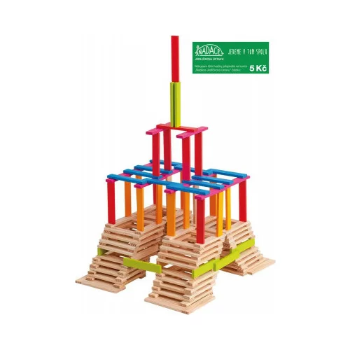 Woody emma - lesena konstrukcijska igrača - 200 kosov