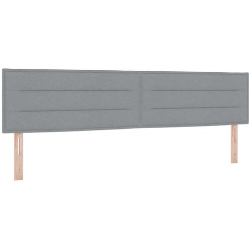  s opruga kutije Svijetlo siva 200 x 200 cm tkanina Slike