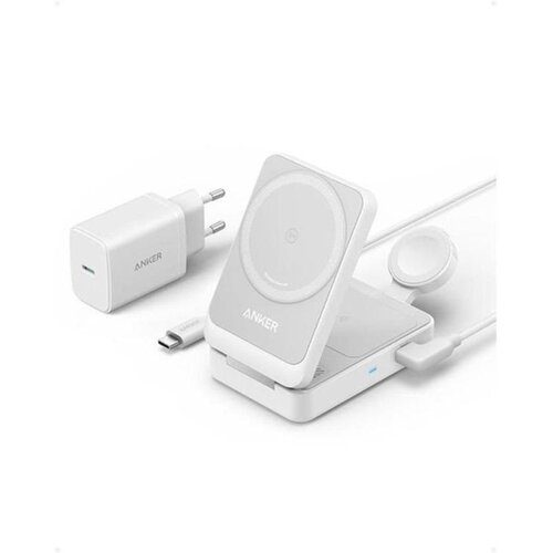 Anker MagGo Wireless Charging Station 15w, 3 in 1 Cene