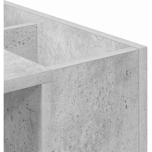  Stol Betonski sivi 109 x 50 x 78 cm Konstruirano drvo Slike