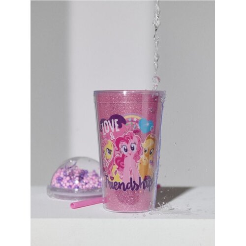 Sinsay &amp;Scaron;alica s poklopcem, kuglicama i slamkom My Little Pony Slike