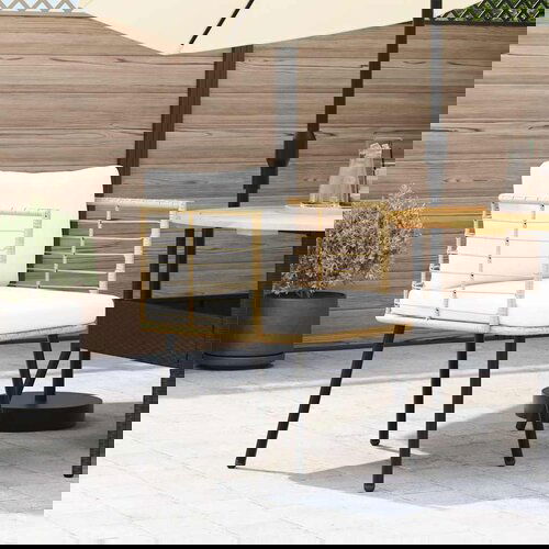 Maison Chic Vrtni Stoli - Stol za vrt z blazinami Natural Poly Rattan JS759, (21877512) Cene