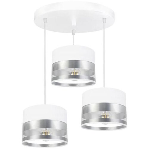  Luster na sajli MILO 3xE27/60W/230V, srebrne boje Cene