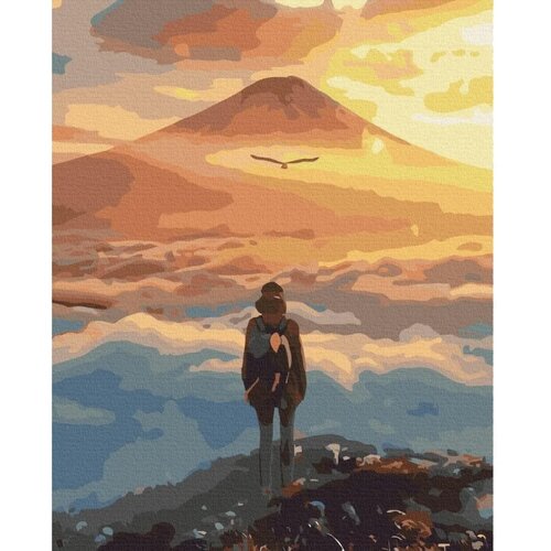  Slika za samostalno slikanje - At the summit at dawn 40x50 Slike