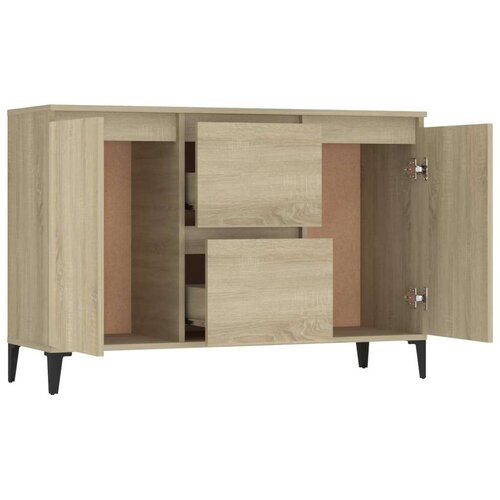 VidaXL Komoda boja hrasta sonome 104 x 35 x 70 cm od iverice Slike