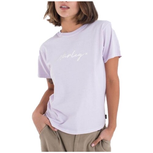 Hurley ORGANIC SCRIPT ONLY TEE Ljubičasta Cijene