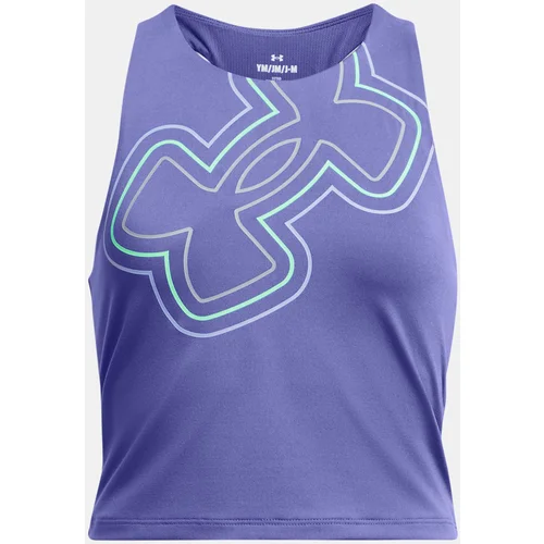 Under Armour Tank Top Motion Branded Crop Tank - PPL - Girls