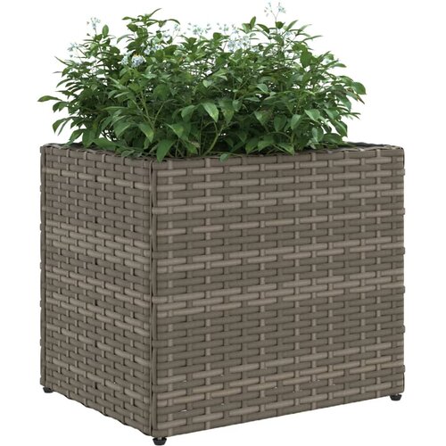  Vrtna sadilica siva 36 x 30 x 32 cm od poliratana Slike